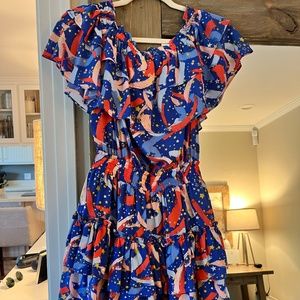 Buddy Love Kiera Off the Shoulder Ruffle Mini Dress